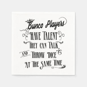 Funny Bunco Napkins Serviette