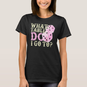 Funny Bunco Player Geschenk Welches Spiel würfeln  T-Shirt