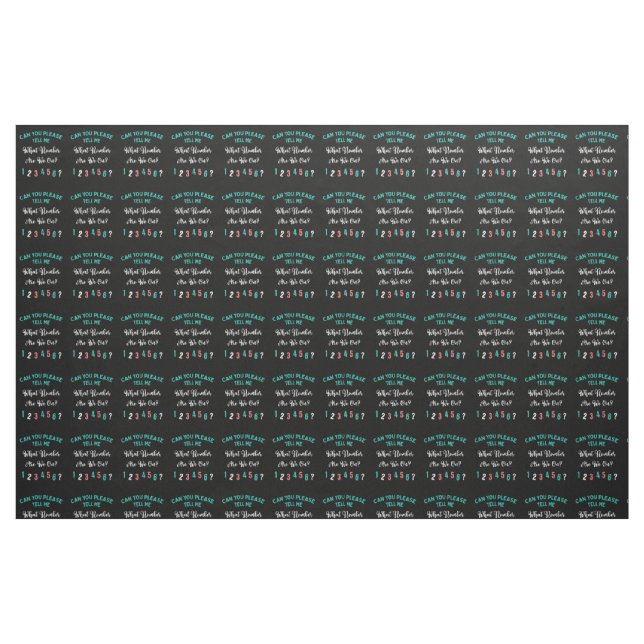 Funny Bunco Player Neues Muster Pink, Schwarz Stoff (Fat Quarter (45,7 x 55,9 cm))