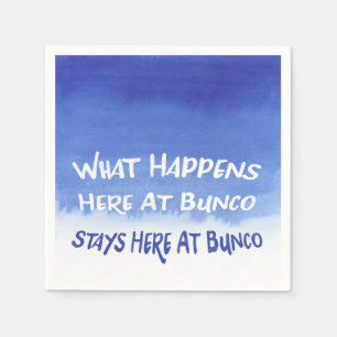 Funny Bunco Was passiert hier Blue Ombre Serviette