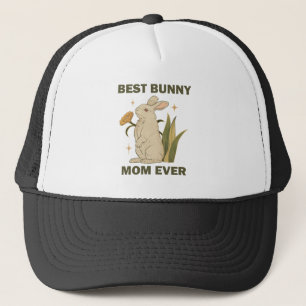 Funny Bunny, Best Bunny Mama Ever, Bunny Lover Truckerkappe