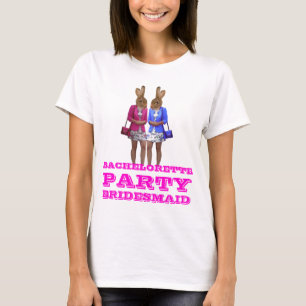 Funny Bunny Girl Junggeselinnen-Abschied T-Shirt