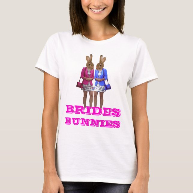 Funny Bunny Girl Junggeselinnen-Abschied T-Shirt (Vorderseite)