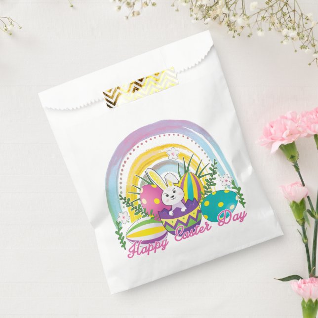 Funny Bunny Happy Easter Day Geschenktütchen (Versiegelt)