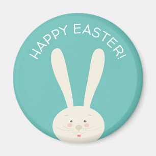 FUNNY BUNNY Happy Oaster Eggs Hunt Party Magnet
