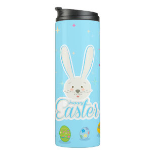 FUNNY BUNNY Hapy Ostereier Jagd Party Thermosbecher