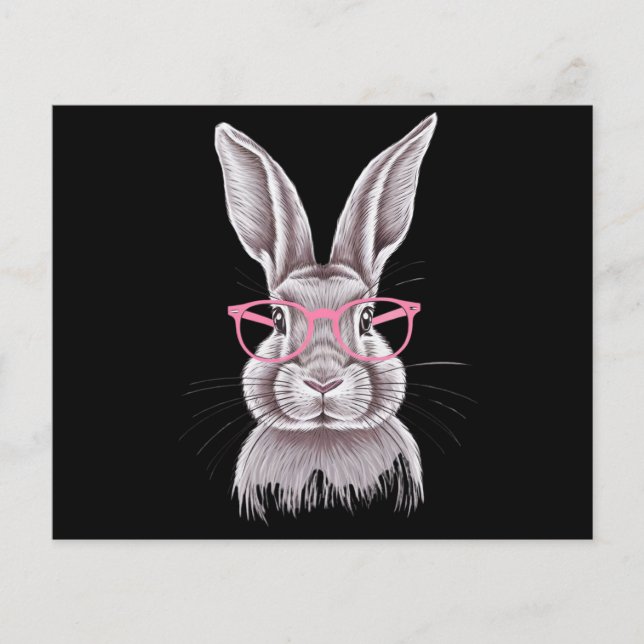 Funny Bunny Niedliche Familiengeschenke Ostern Flyer (Vorne)