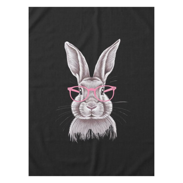 Funny Bunny Niedliche Familiengeschenke Ostern Tischdecke (Vorderseite)