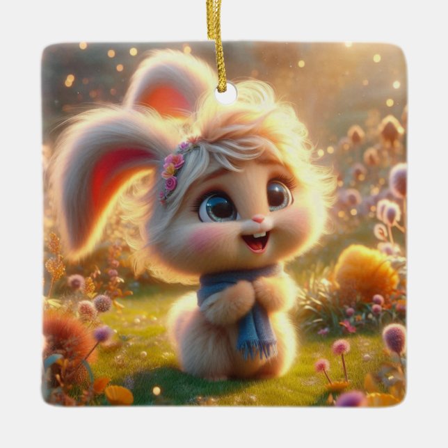 Funny Bunny Ornament (Vorderseite)