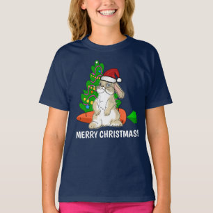 Funny Bunny Weihnachten Weihnachten individuell an T-Shirt