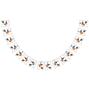 Funny Bunting Flags Halloween Hexenkürbis Wimpelkette