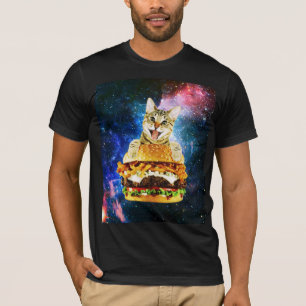 Funny Burger Cat T-Shirt