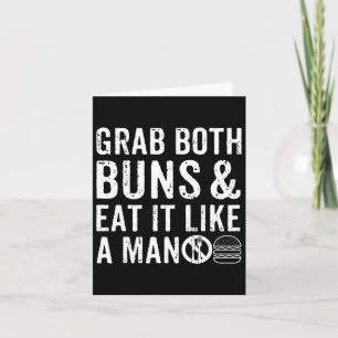 Funny Burger Grillen Men Gift Burger Lover Real Am Karte