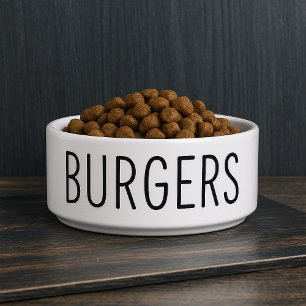 Funny Burgers Dog Napf