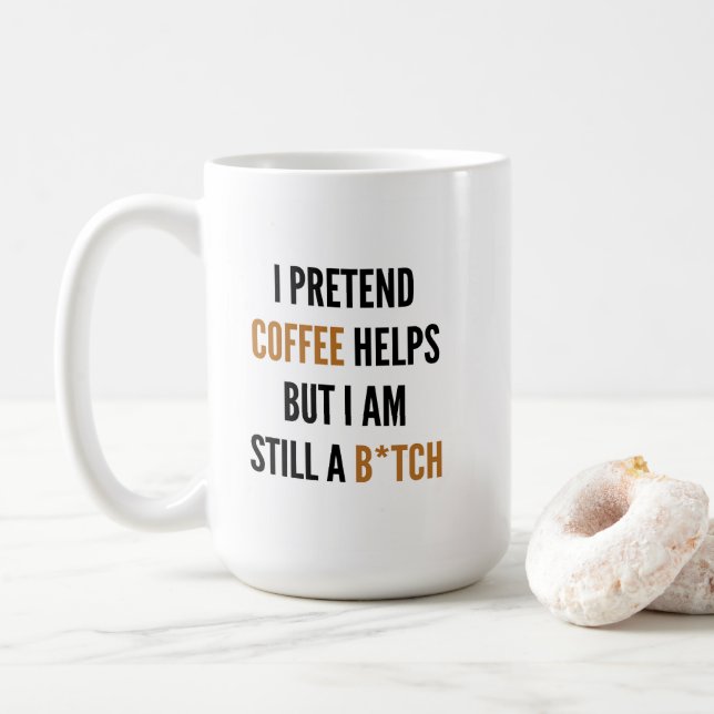 Funny Büro Humor Kaffeetasse (Mit Donut)