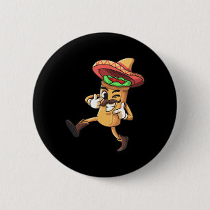Funny Burrito Mexican Cinco De Mayo Fiesta Kostüm Button