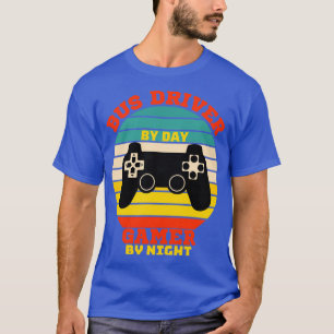 Funny Bus Driver Gaming Vintage Videospiele Liebha T-Shirt