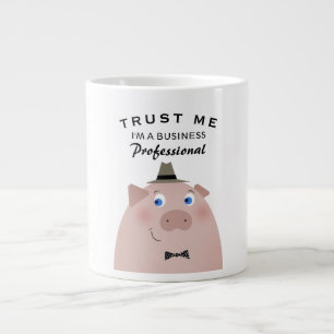 Funny Business Beruflich Cartoon Niedlicher Schwei Jumbo-Tasse
