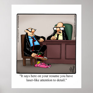 Funny Business Büro Humor Poster