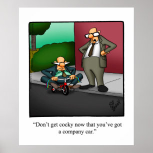 Funny Business Büro Humor Poster