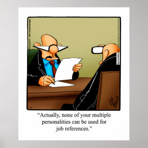 Funny Business Büro Humor Poster