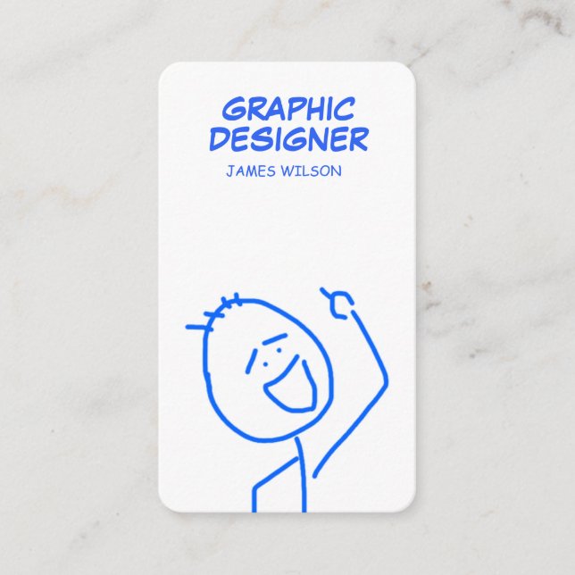 Funny Business Card - Lächeln Sie! Visitenkarte (Vorderseite)