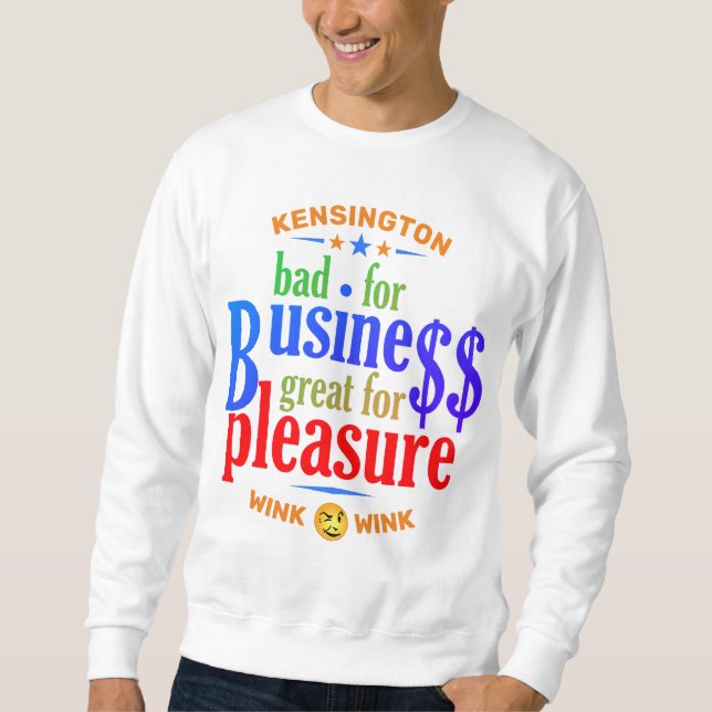 FUNNY Business Sweatshirt (Vorderseite)
