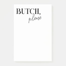 Funny Butch Masc Lesbian Wife Gift Anniversary  Post-it Klebezettel