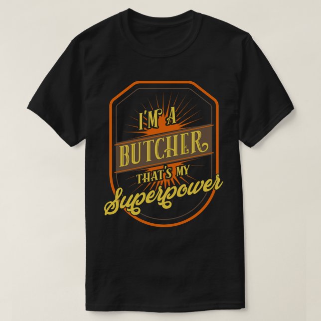 Funny Butcher T-Shirt (Design vorne)