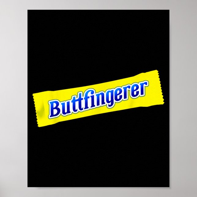 Funny Buttfingerer Inappropriate Offensive Adult D Poster (Vorne)