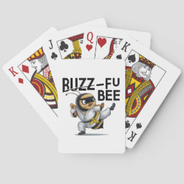 Funny Buzz-Fu Bee Martial Arts Spielkarten