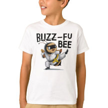 Funny Buzz-Fu Bee Martial Arts