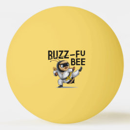 Funny Buzz-Fu Bee Martial Arts Tischtennisball