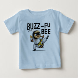 Funny Buzz-Fu Martial Arts Baby T-shirt
