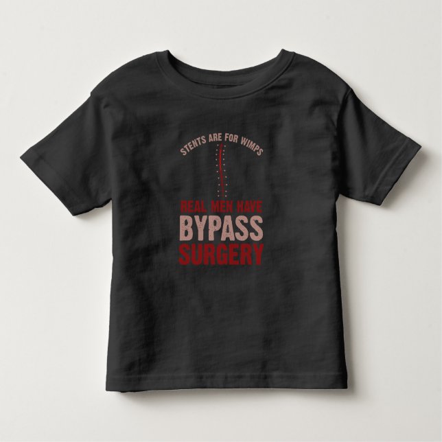 Funny Bypass Open Heart Operation Erholung Geschen Kleinkind T-shirt (Vorderseite)