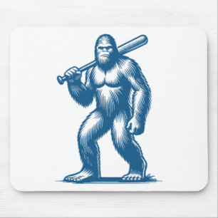 Funny Bysebyll Bigfoot Sasquatch Bysebyll Player m Mousepad
