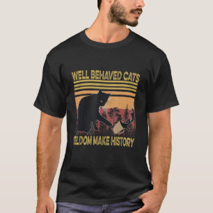 Funny Ca Gut Behaarte Katzen Niedliche Katze Vinta T-Shirt
