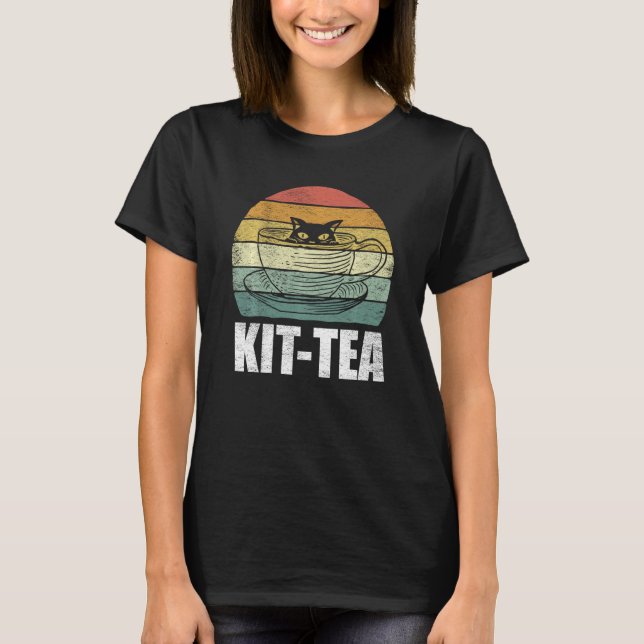 Funny Ca Kit Tee Funny Cat Lover Niedlich Black Ca (Vorderseite)