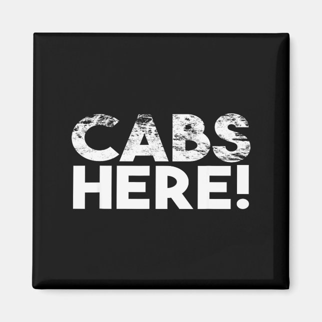 Funny Cabs Here - Funny Guido New Jersey Gtl Shore Magnet (Vorne)