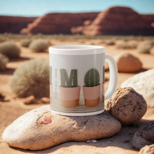 Funny Cactus Mama Sukkulente Pflanze Riesenkaffee  Jumbo-Tasse