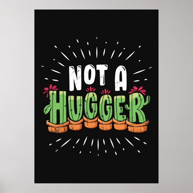 Funny Cactus Poster (Vorne)