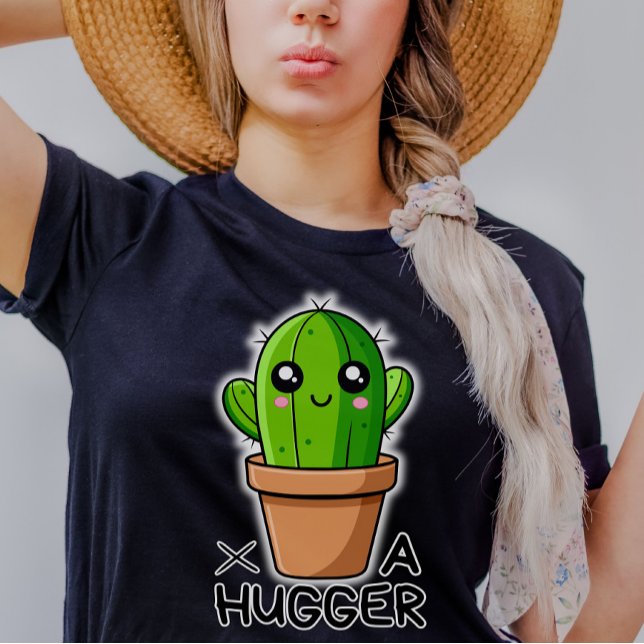 Funny Cactus Pun Niedliche Pflanze T-Shirt (Von Creator hochgeladen)