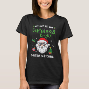 Funny Cafeteria Squad Crew Weihnachtsfeiertag T-Shirt