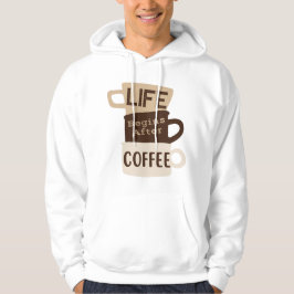 Funny Caffeine Liebhaber des Lebens beginnt nach d Hoodie