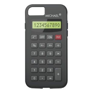 Funny Calculator Muster Personalisiert Geeky Case-Mate iPhone Hülle