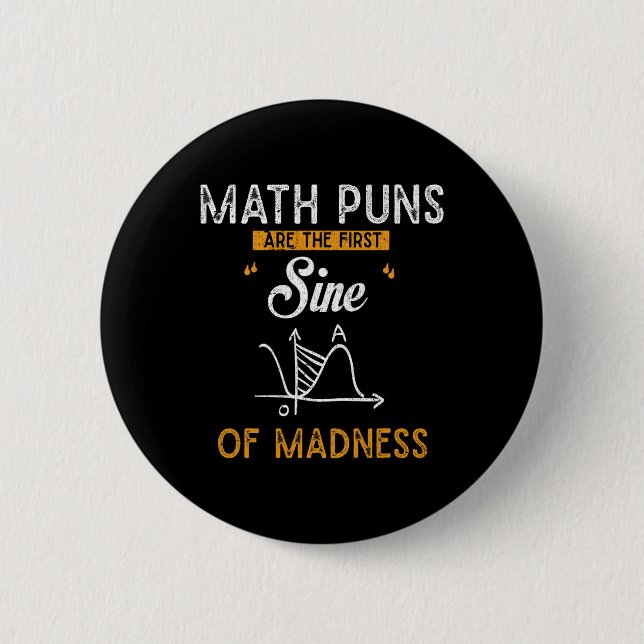 Funny Calculus mathematische Puns sind die erste S Button (Vorderseite)
