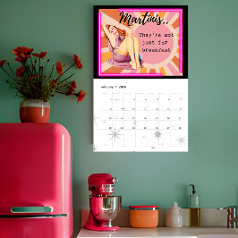 Funny Calendar For Her Gift Best Friend PinUp Girl Kalender