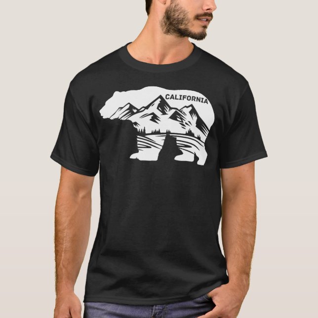 Funny California Bear California Republic Shirt (Vorderseite)