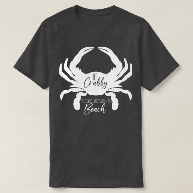 Funny California Summer Vacation 2021If Crabby Ple T-Shirt (Design vorne)