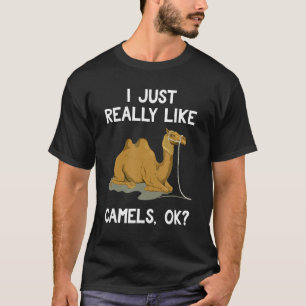 Funny Camel Gift Animal Spaß, den ich wirklich mag T-Shirt